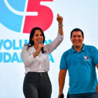 Luisa González, candidata presidencial del correísmo.