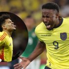 John Yeboah estará en la ofensiva por Ecuador y Luis Díaz por Colombia.