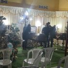 Los tres féretros fueron velados en la casa donde ocurrió el crimen en Jujan.