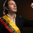 Víctor Aráuz en su papel protagónico en la película 'Víctor presidente' estrenada el pasado 14 de noviembre.