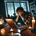 Sin planificación previa, es difícil teletrabajar en medio de cortes de luz.