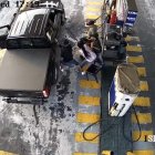 En las cámaras de vigilancia de la estación quedó grabado el delito.