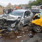 Un accidente de tránsito tuvo lugar en la vía Jipijapa-Paján.