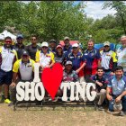 Delgación de tiro prácticos ecuatorianos en el Latinoamericano de Argentina.