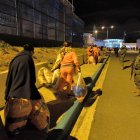 Reclusos fueron trasladados desde Cotopaxi hasta Ambato.