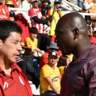 Paúl Vélez y Segundo Castillo dos entrenadores ecuatorianos.