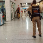 Las actividades en el centro comercial se desarrollan con normalidad.