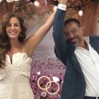 María Mercedes Cuesta con su esposo, el ejecutivo Enrique Mata Jiménez.
