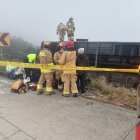 Un bus que cubría la ruta Quito - Loja se volcó en la provincia de Azuay, en el ingreso a Jima, y siete personas resultaron heridas.