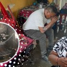 En la sala de su casa, Sixto Pinela, padrastro del niño fallecido, narra con dolor cómo ocurrió la tragedia.