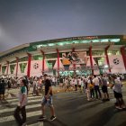 Una fiesta se vive en el estadio Reales Tamarindos.
