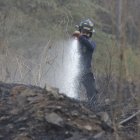 El incendio ocurrió la tarde de este sábado 30 de noviembre.