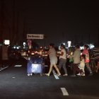 Comerciantes ambulantes se van ‘soplados’ cuando empiezan los cortes, por temor a robos.