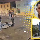 El cuerpo de Andy Litardo quedó en medio de la vía.