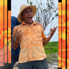 Julio Larrea conocido por su papel de Compadre Gerónimo, en la serie televisiva Mi Recinto.