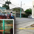 El asesinato de Braulio Bailón Obando y otras dos personas ocurrió en este inmueble ubicado en el norte de Guayaquil. La escena del crimen fue acordonada con cinta amarilla.