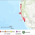 Se emitió una alerta de tsunami.