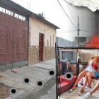 Los jóvenes recibieron varios disparos de arma de fuego y sus cuerpos quedaron cubiertos de sangre en un mueble.