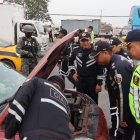 Vigilantes de la CTE se unen a controles policiales de vehículos.