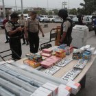 Los objetos se encontraron en un domicilio, pero no había personas en el interior.