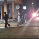 Las unidades investigativas llegaron a la escena en este sector de Lago Agrio.