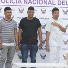 La Policía detuvo a tres presuntos sicarios.