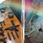 La evidencias encontradas durante el operativo en Durán.