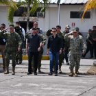 Daniel Noboa durante su visita a El Oro.