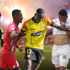 José Quintero (izq.), Fidel Martínez, Janner Corozo, Ángel Gracia y Leandro Pantoja concretaron anotaciones para la historia.