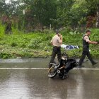 Así quedó uno de los vehículos implicados, en Esmeraldas.