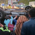 En trágico accidente, en Tambillo, murieron varias personas, entre estas Raúl Ilaquiche.