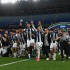 Jugadores de Pachuca celebraron la clasificación a la final de la Copa Intercontinental