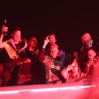 Los campeones celebraron la estrella 13 en su respectiva caravana.