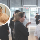 Amigos y familiares de la actriz Amparo Guillén permanecieron durante la cremación.