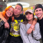 Viviana Salame, Álex Vizuete, Luciana Guschmer y Daniel Reinoso