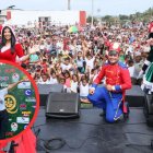 En el evento también hubo animación y cortes de pelo gratis.