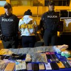 La mujer sería parte de una red de narcotráfico.