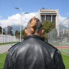 Una de las marcas que le dejó el ataque que sufrió.