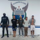 Sujetos aprehendidos en Quinindé.