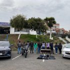 Los detenidos en Ambato.