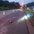 Fatal accidente de moto en Yantzaza.