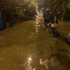 Zonas anegadas en Esmeraldas por la actividad del mar.