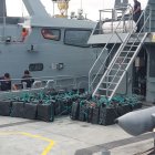 Se decomisaron grandes cantidades de droga en Manta.