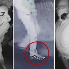 Estos son los incidentes que se registraron por una cámara de seguridad.