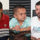Leonardo Naranjo, Jorgito Guayaco y Leonardo Zamora en una disputa legal.