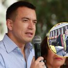 Daniel Noboa busca mantenerse en el cargo como presidente de la Repúbloca.