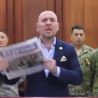 El mensaje lo transmitió Loffredo en una cadena nacional.