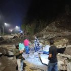 Así quedó la vía Baños - Puyo.