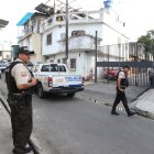 Este lunes 13 de enero, policías realizaron un resguardo en el sitio en donde se produjo el hecho violento.