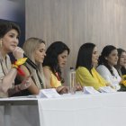 Candidato y candidatas a la vicepresidencia de Ecuador estuvieron en un debate.